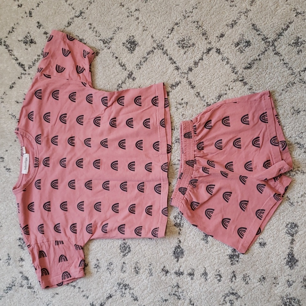 Indy and Pippa short shirt set